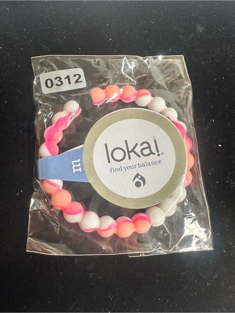 Lokai Kids Bracelet - Pink, Coral, White